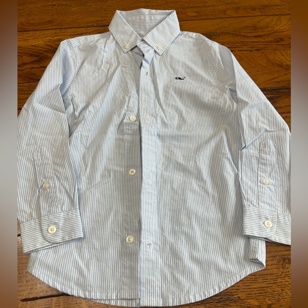 Vineyard Vines Whale Shirt 4T Dress Shirt